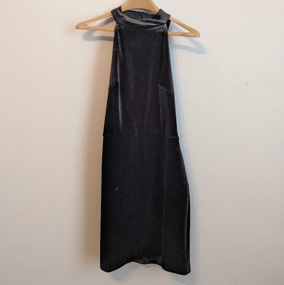 Miss Selfridge Velvet Bow Party Dress Size 8